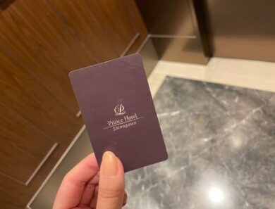 品川プリンスホテルの客室カードキー