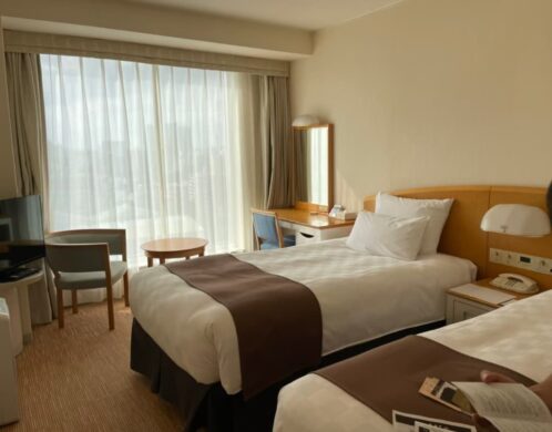 品川プリンスホテルに宿泊したメインタワー21階ツインルーム
