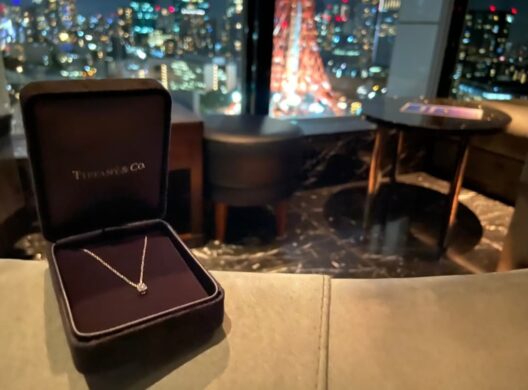 ザ・プリンスパークタワー東京のBAR：スカイラウンジ　ステラガーデンでプロポーズした時に貰ったネックレス