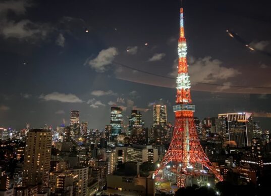 プロポーズの時に見たザ・プリンスパークタワー東京のBARから見た東京タワー