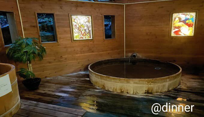 ホテル佳山水の大浴場（小梅の湯：露天風呂）