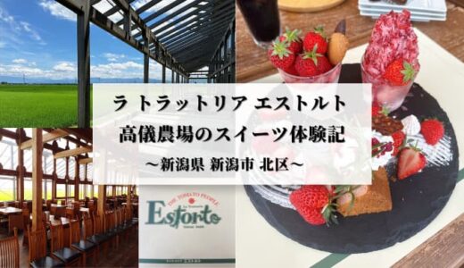 ラ トラットリア エストルト 高儀農場のスイーツ体験記｜いちごの越後姫デザートが豪華で大満足！