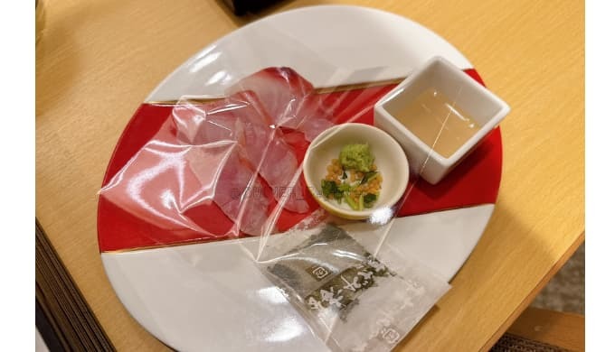 あつみ温泉萬國屋:鯛のお刺身