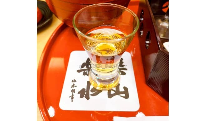 あつみ温泉旅館 萬國屋：熟成梅酒（食前酒）