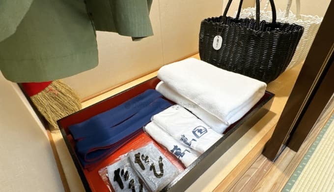 あつみ温泉旅館 萬國屋:タオル・浴衣類