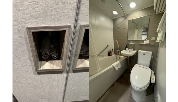 品川プリンスホテルNタワー:ユニットバス